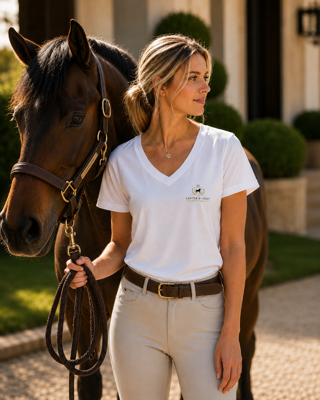 Women's Full Color Heritage Crest T-Shirt