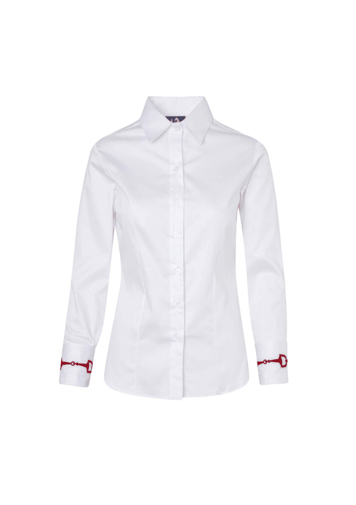 Margarita Cotton Shirt with Embroidered Sleeves