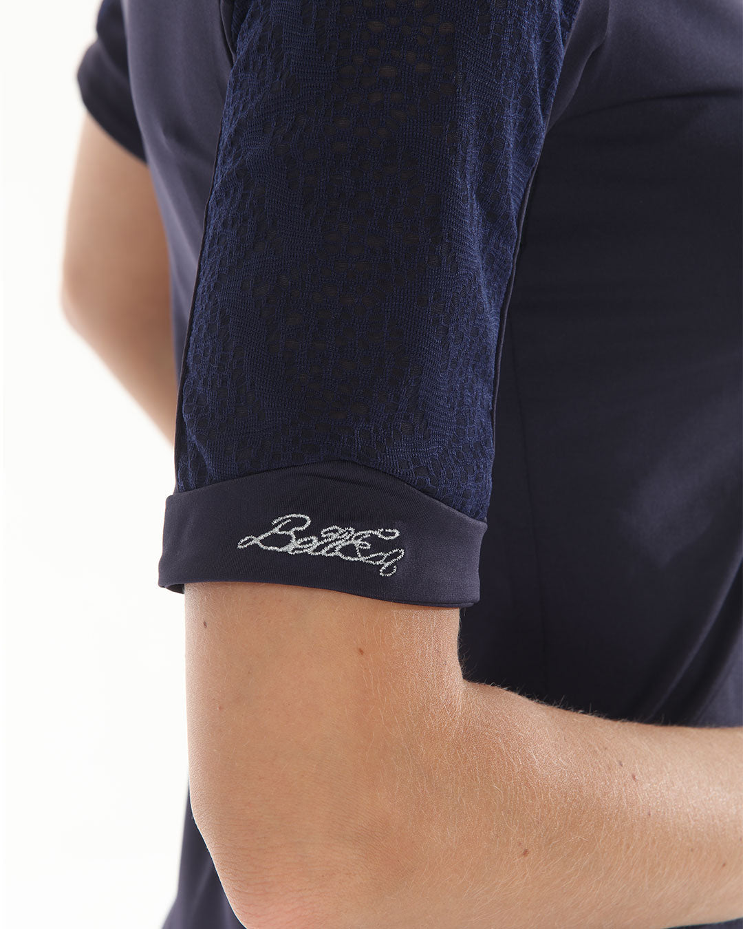 equestrian show top performance stretch fabric