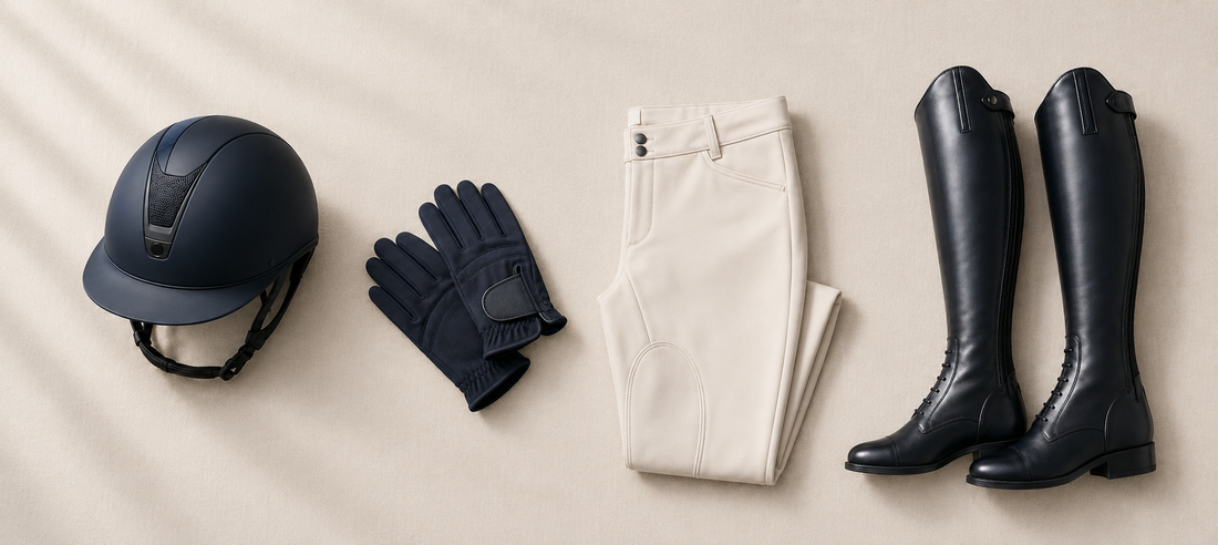 Riding apparel for rebuilding a wardrobe