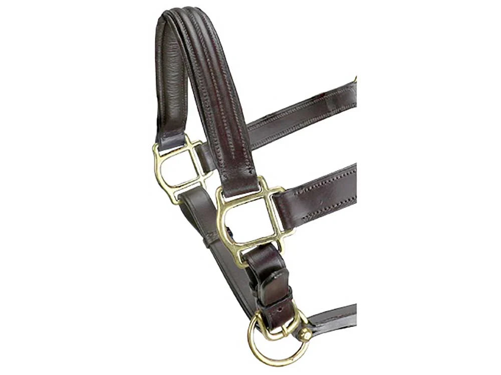 Grewal Equestrian Triple Stitched Leather Halter