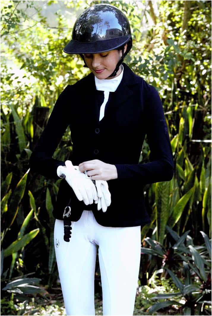 H Show Jacket by Lotus Romeo, worn with Airbag Vest