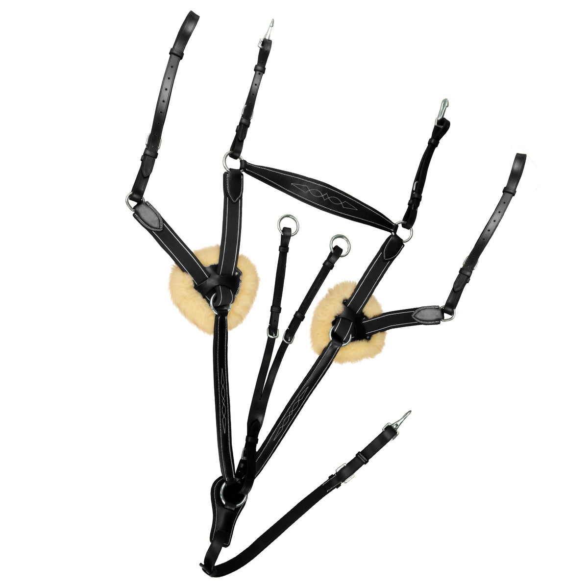 ExionPro 5 Point Breastplate in Black
