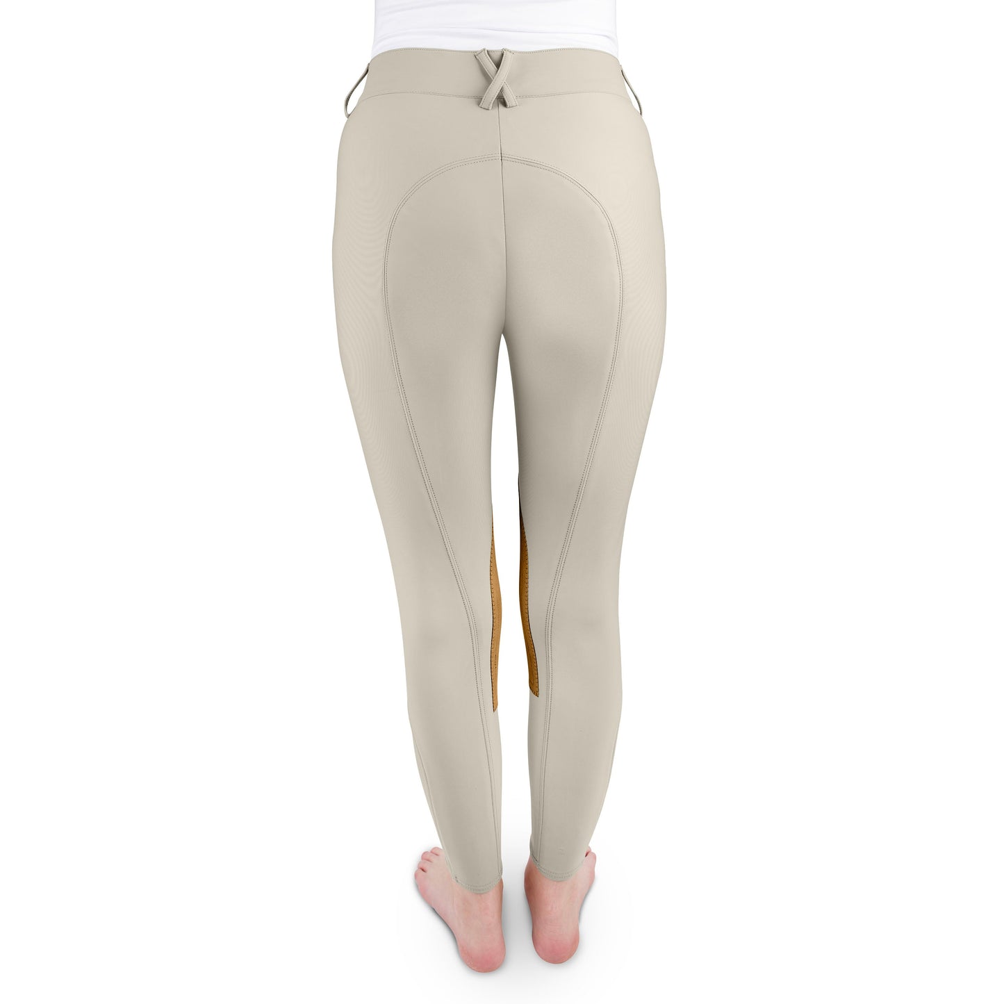 Women's Dynamic Hunter Knee Patch Breech - Show Tan