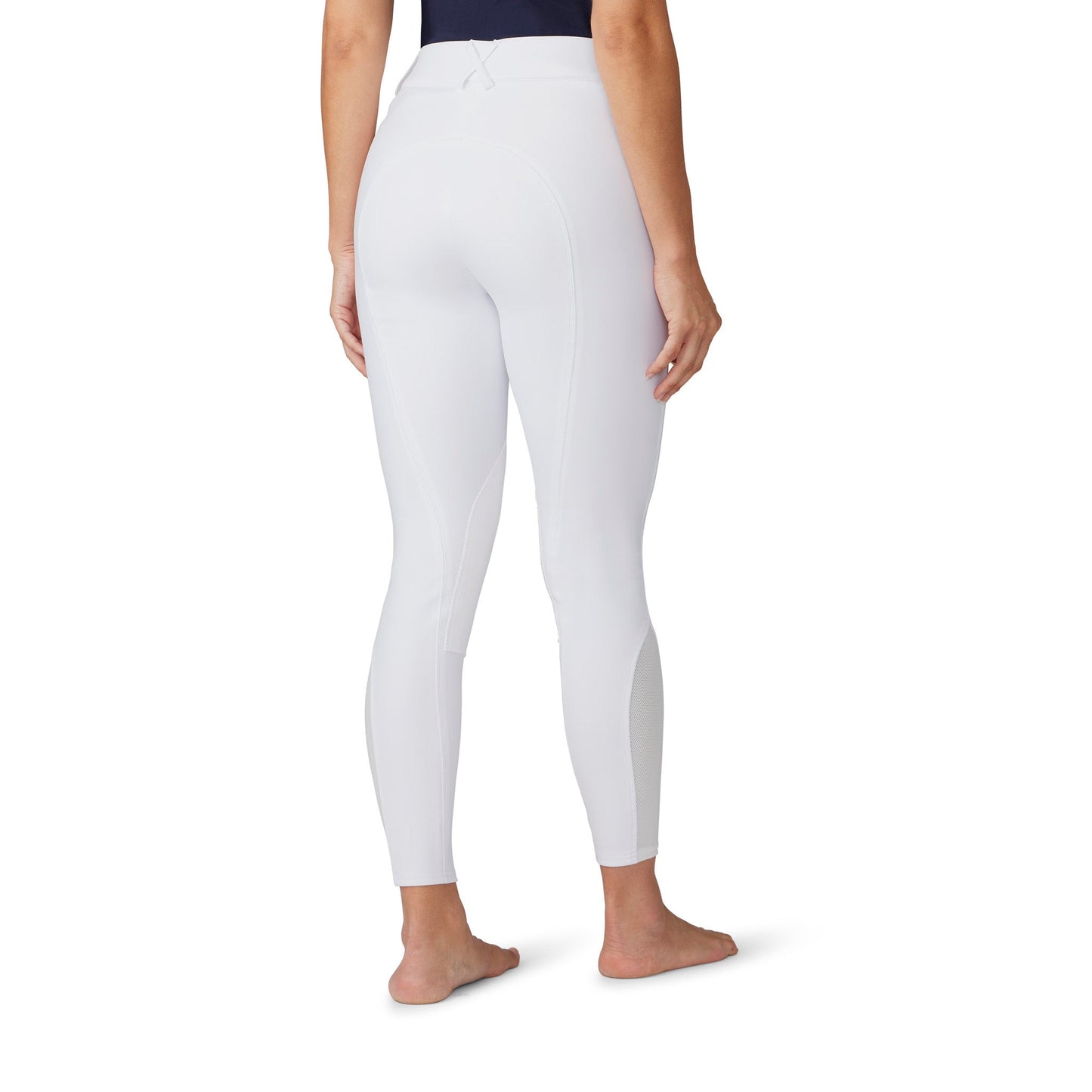 Women's Dynamic Hunter Knee Patch Breech - White