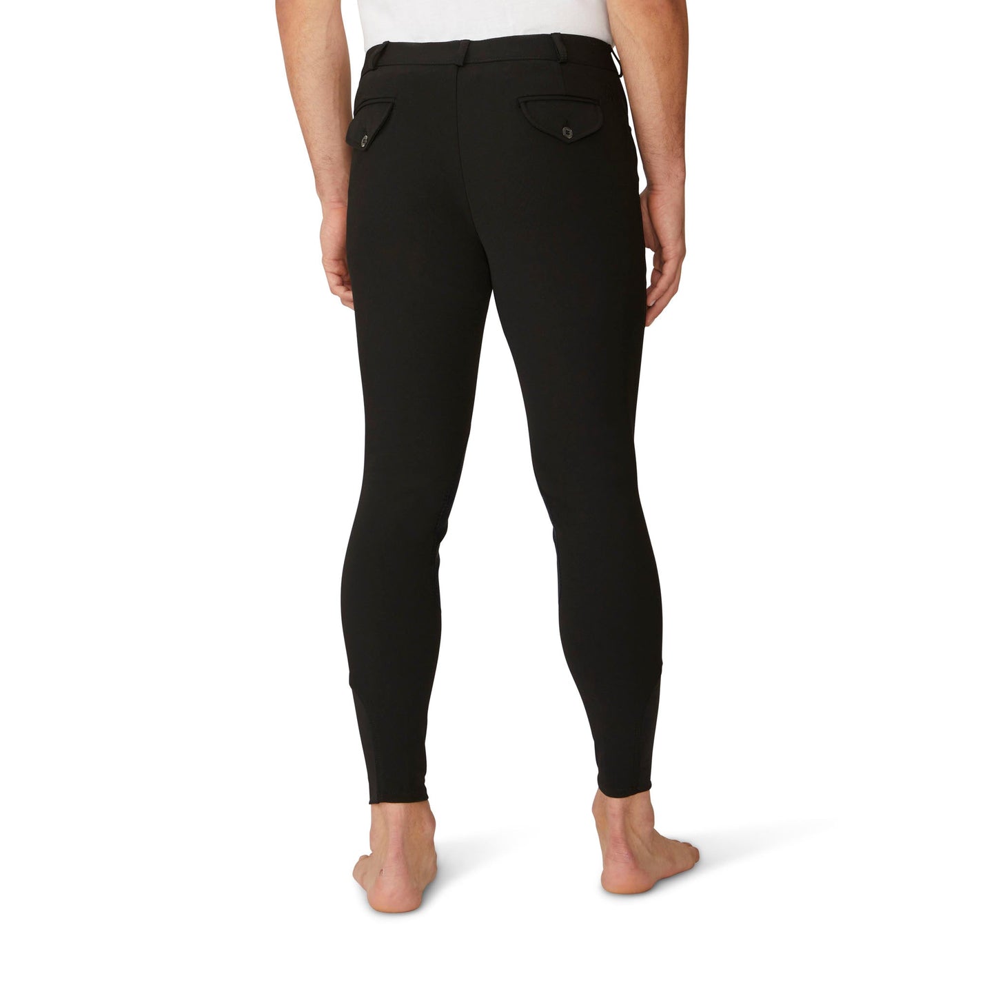 Men's EuroWeave DX Suede Knee Patch Breech - Black