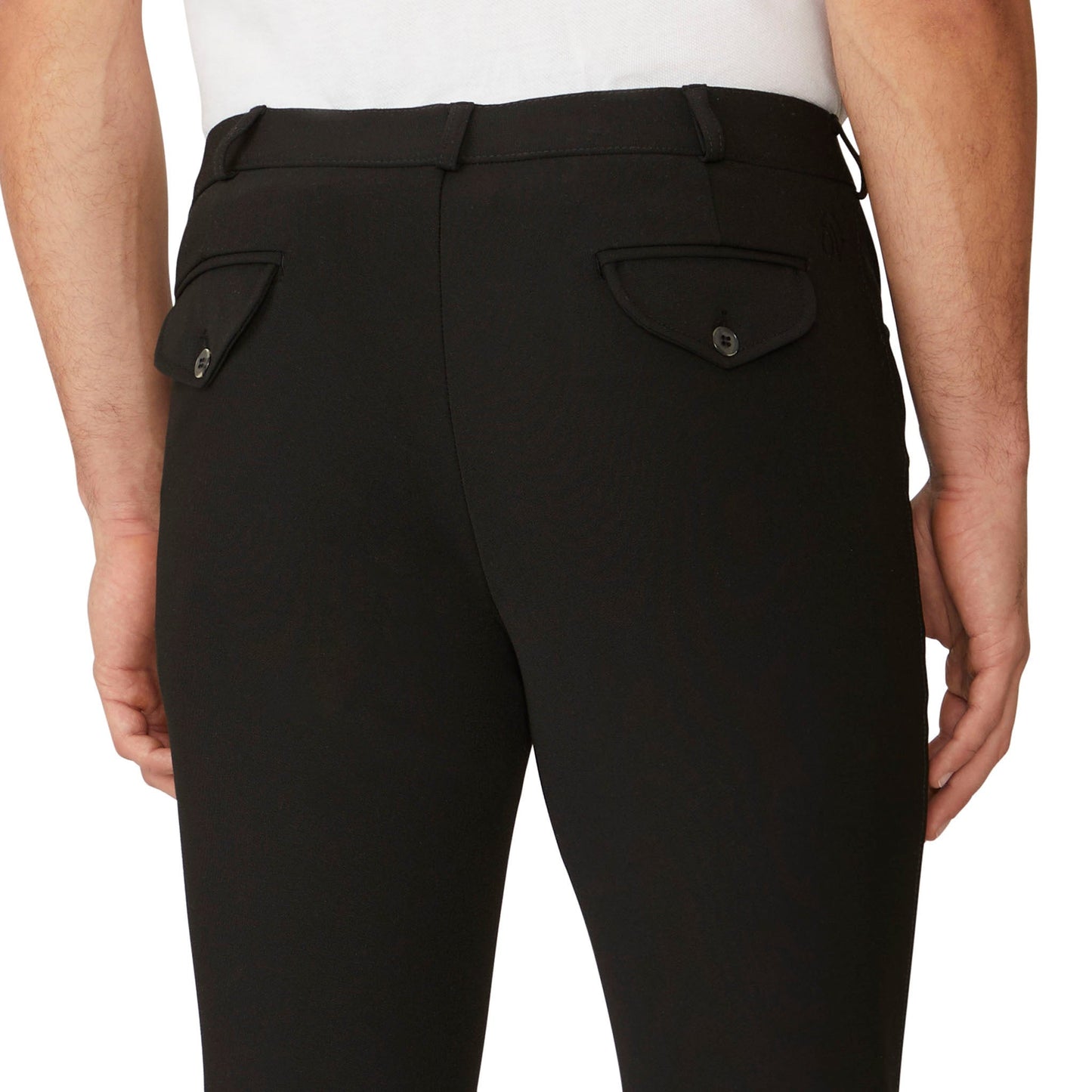 Men's EuroWeave DX Suede Knee Patch Breech - Black