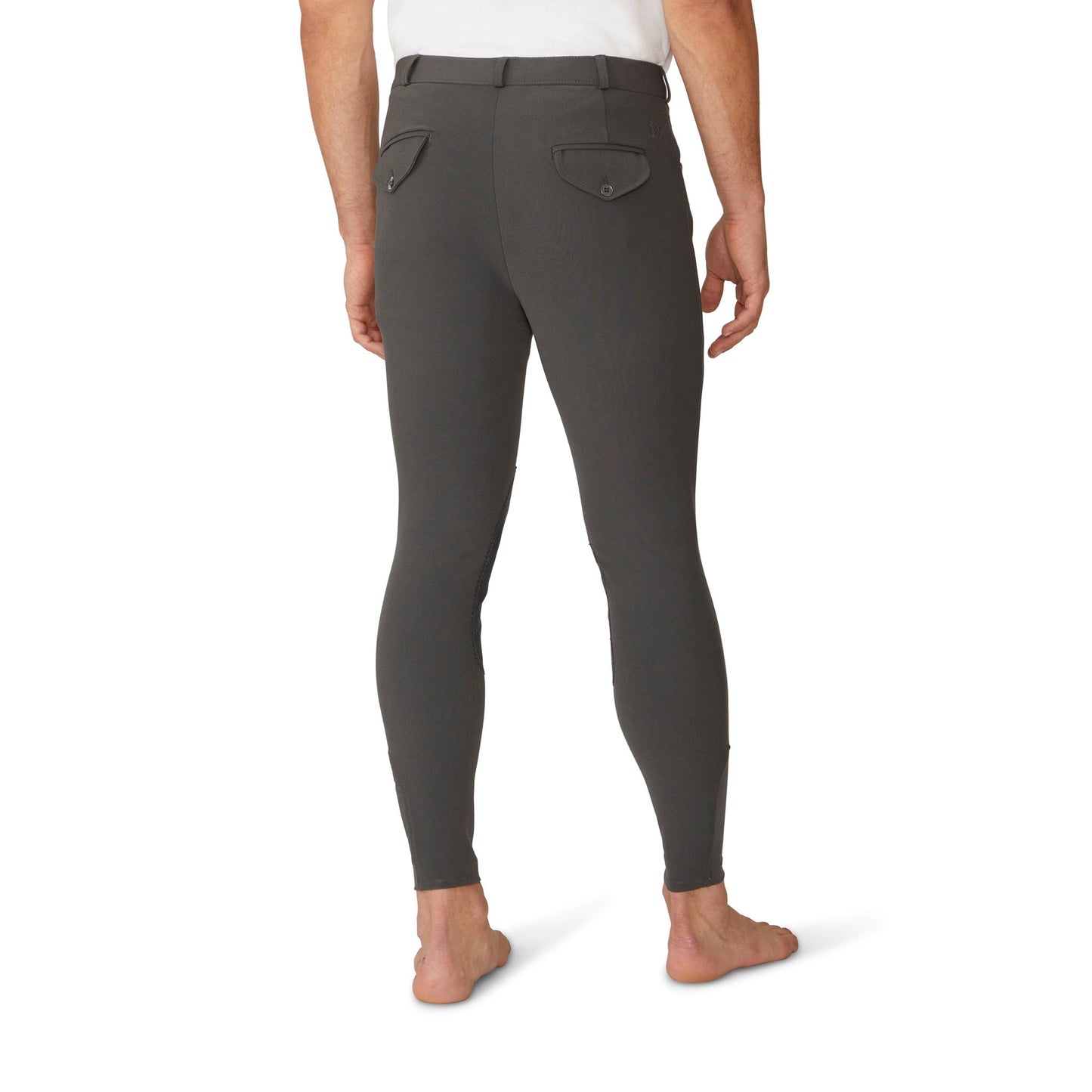 Men's EuroWeave DX Suede Knee Patch Breech - Charcoal