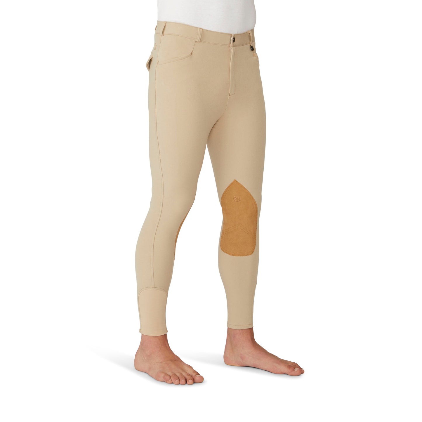 Men's EuroWeave DX Suede Knee Patch Breech - Classic Show Tan