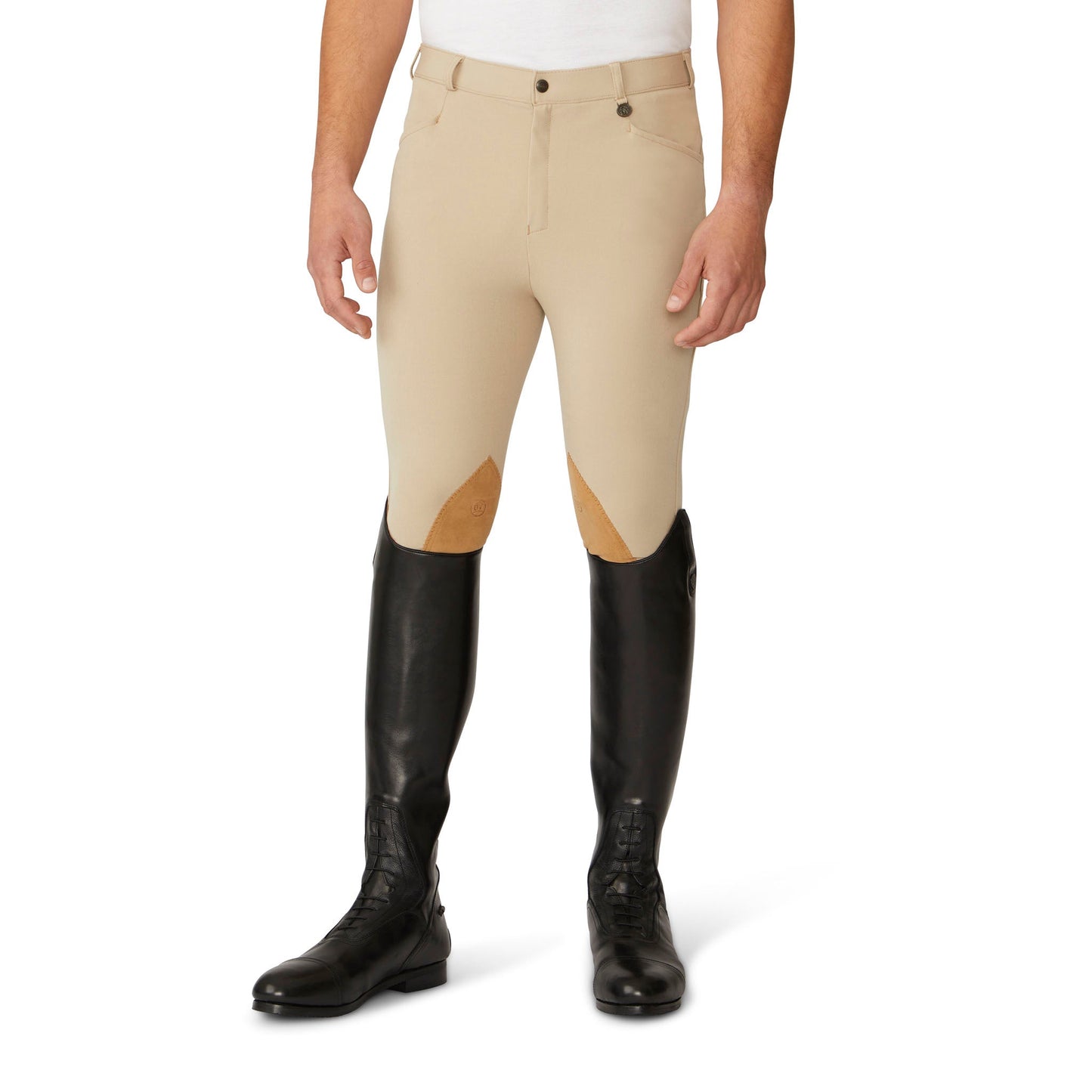 Men's EuroWeave DX Suede Knee Patch Breech - Classic Show Tan