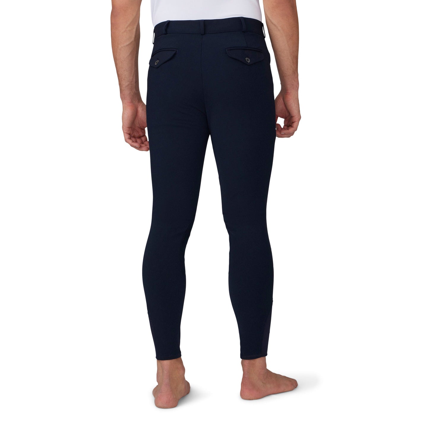 Men's EuroWeave DX Suede Knee Patch Breech - Navy