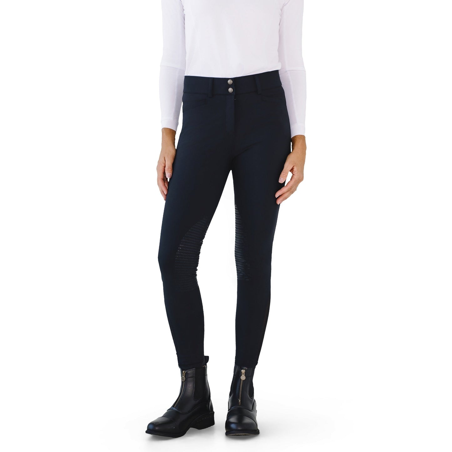 Women's Dynamic Knee Patch Breech - Black