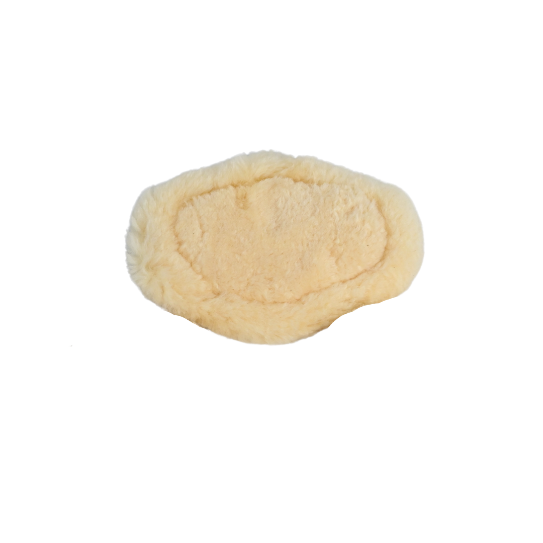 Removable Genuine Sheepskin Pad for Long Comfort Girth With Single Center Pad