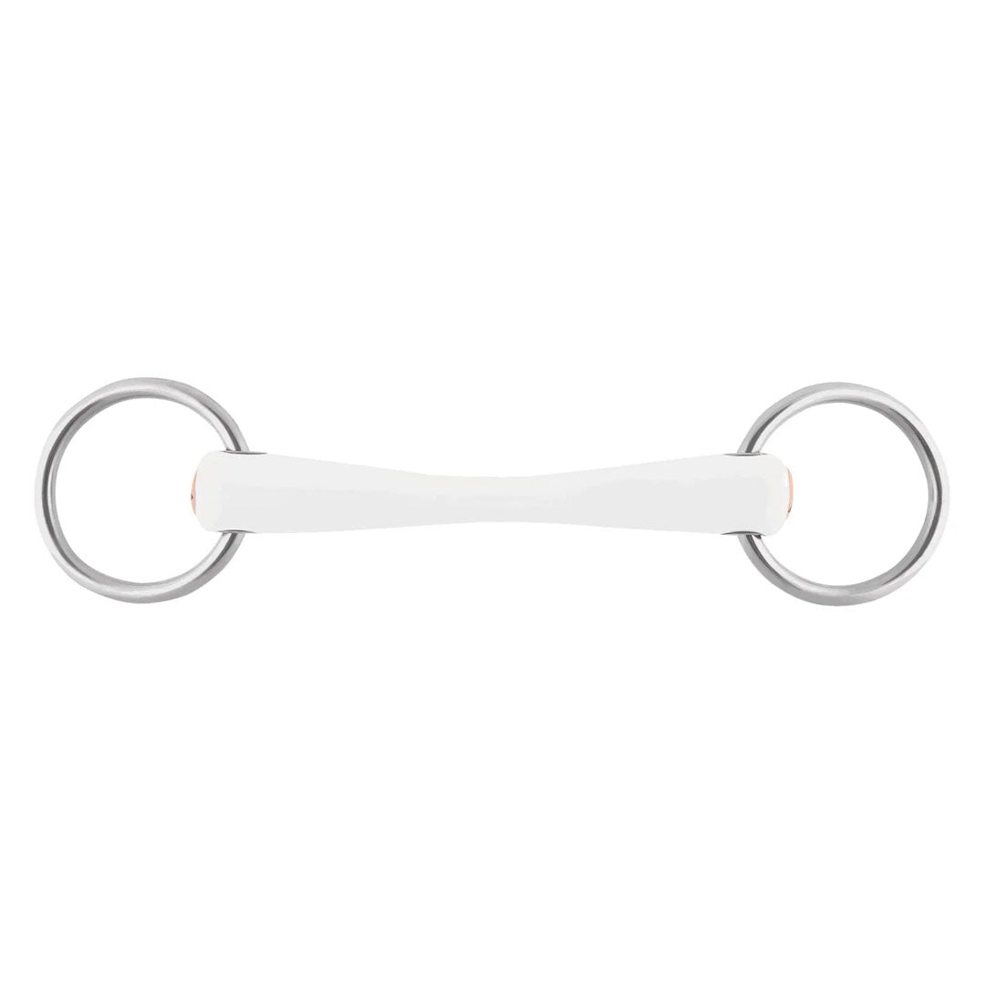 Herm Sprenger Nathe Standard Snaffle, Flexible Mullen Mouth
