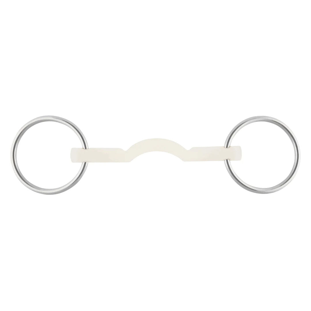 Herm Sprenger Nathe Mullen Mouth Bit With Port, Loose Ring 5 1/4"/ Normal