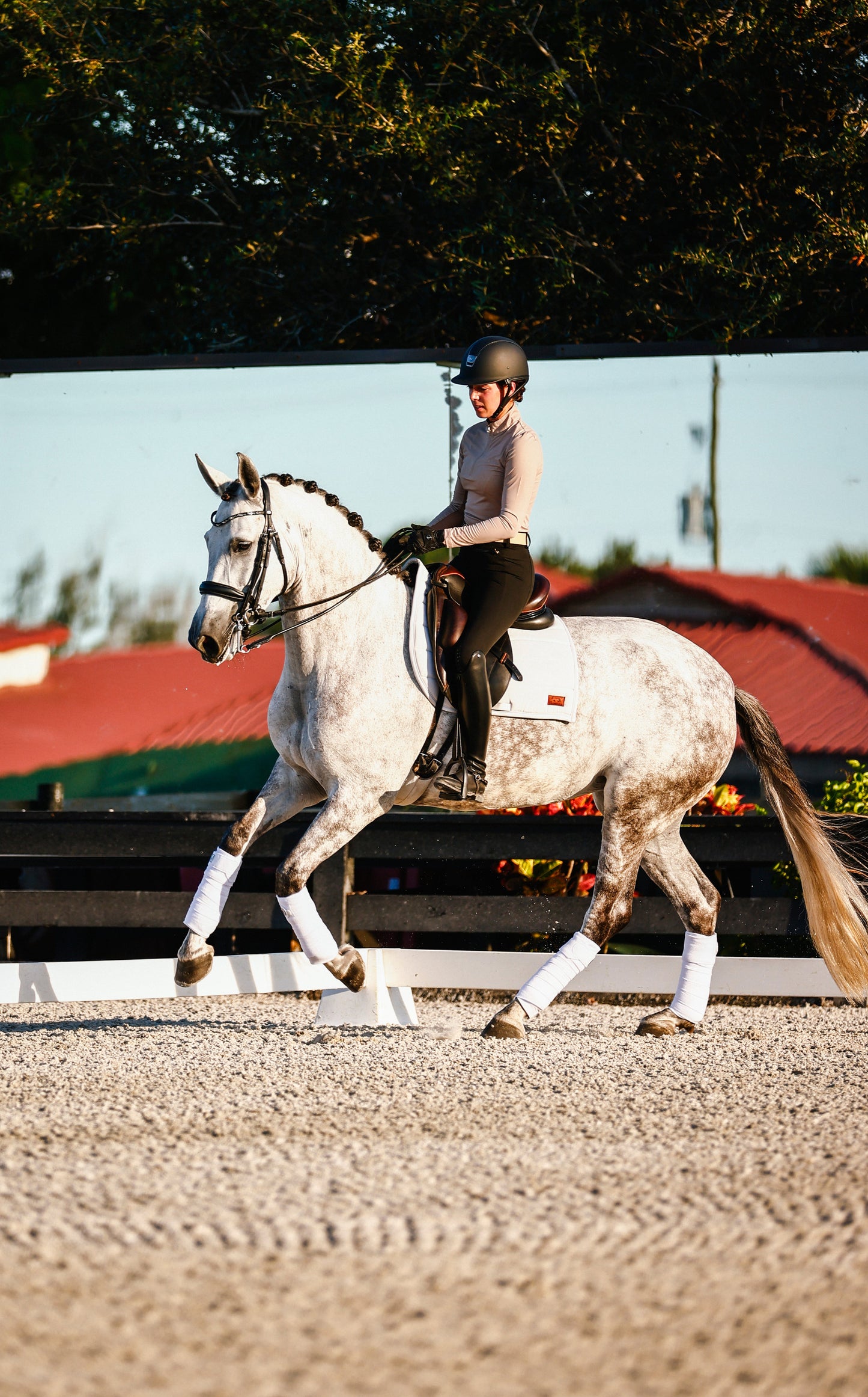 The Proper Fox Soft White Dressage Pad