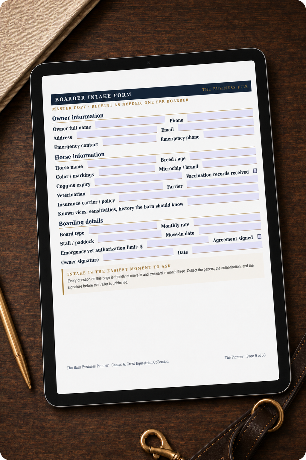 Barn Business Planner