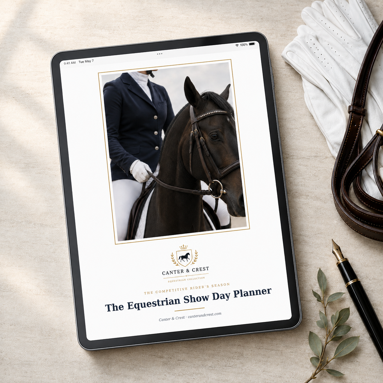 Equestrian Show Day Planner | 47-Page Printable PDF