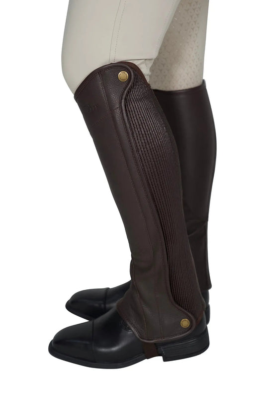 equestrian half chaps close contact fit for schooling and competition