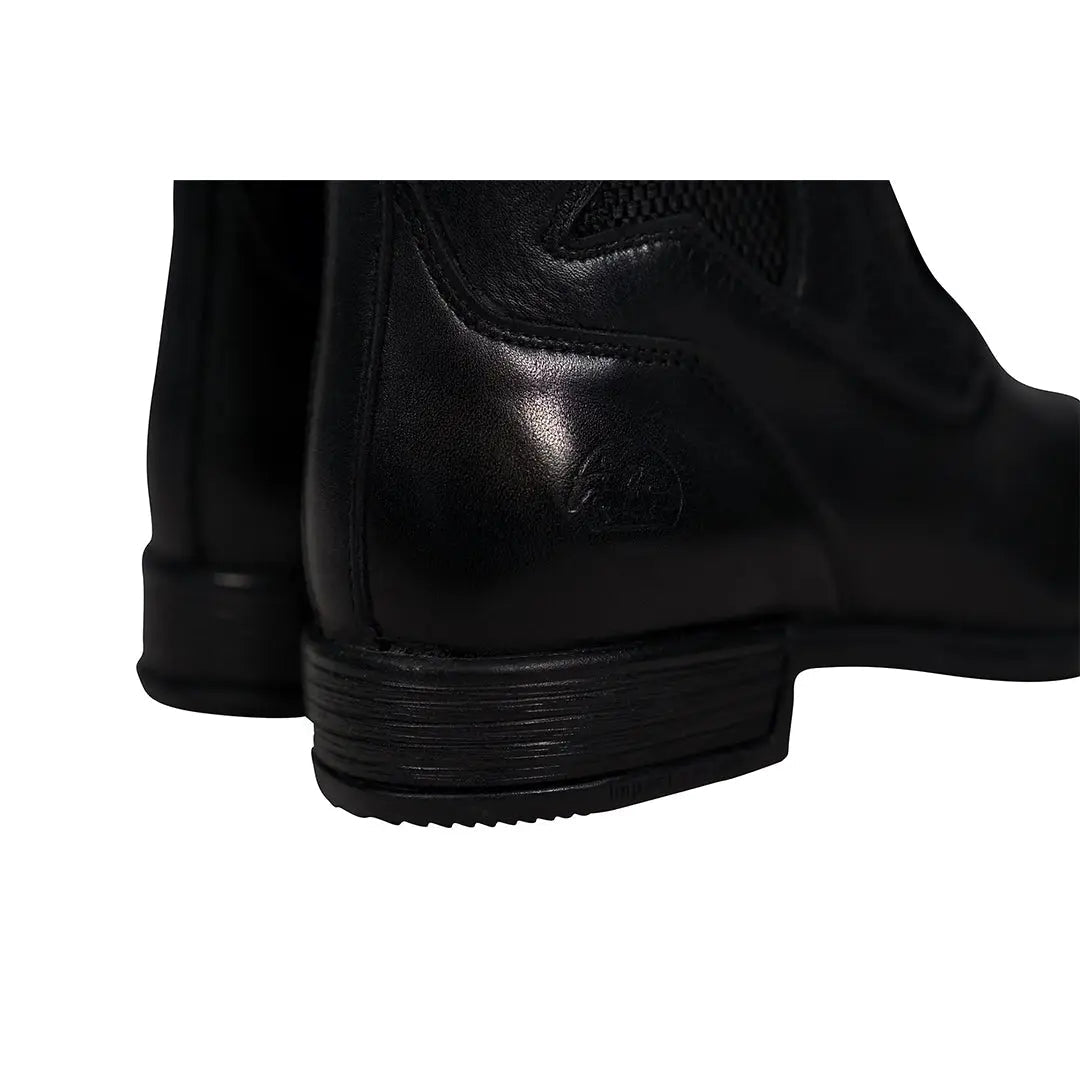 equestrian paddock boots classic lace up design for training and barn use