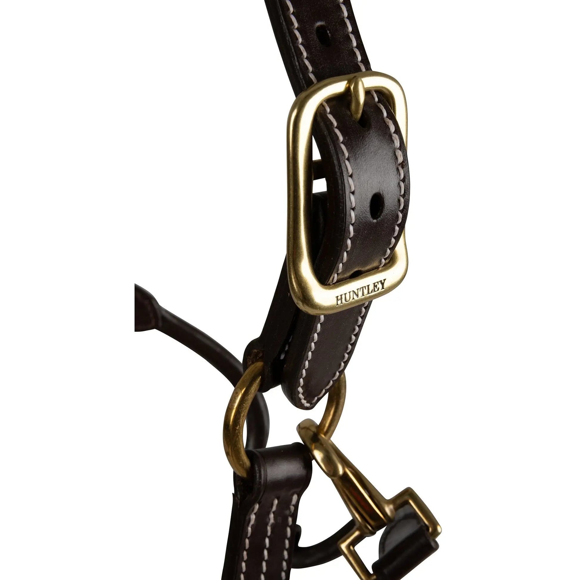 brown leather horse halter classic equestrian style