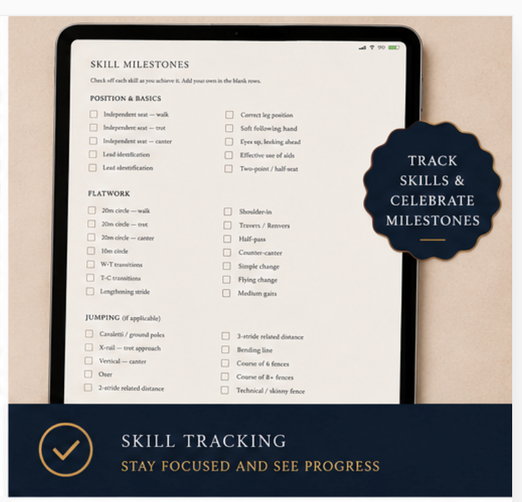 Riding Lesson Progress Tracker