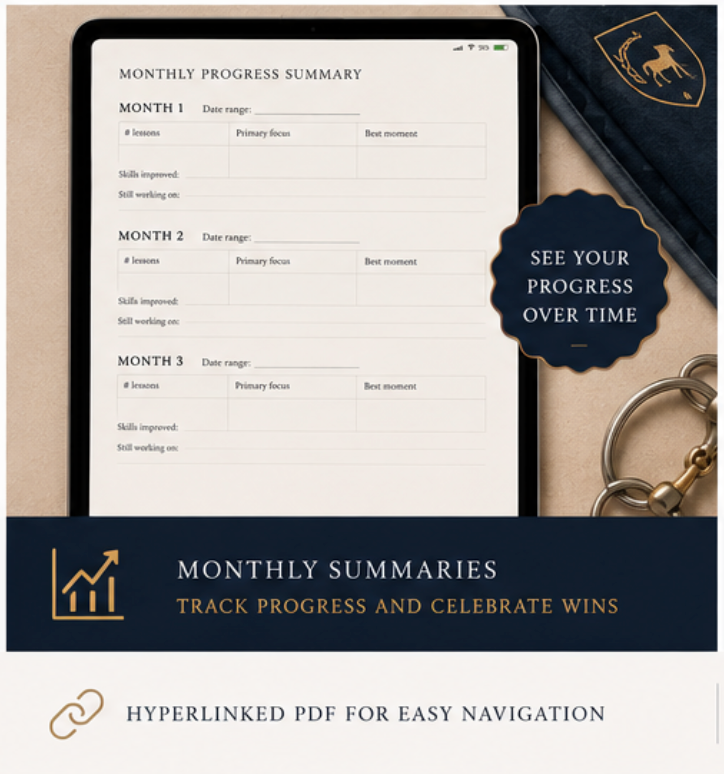 Riding Lesson Progress Tracker