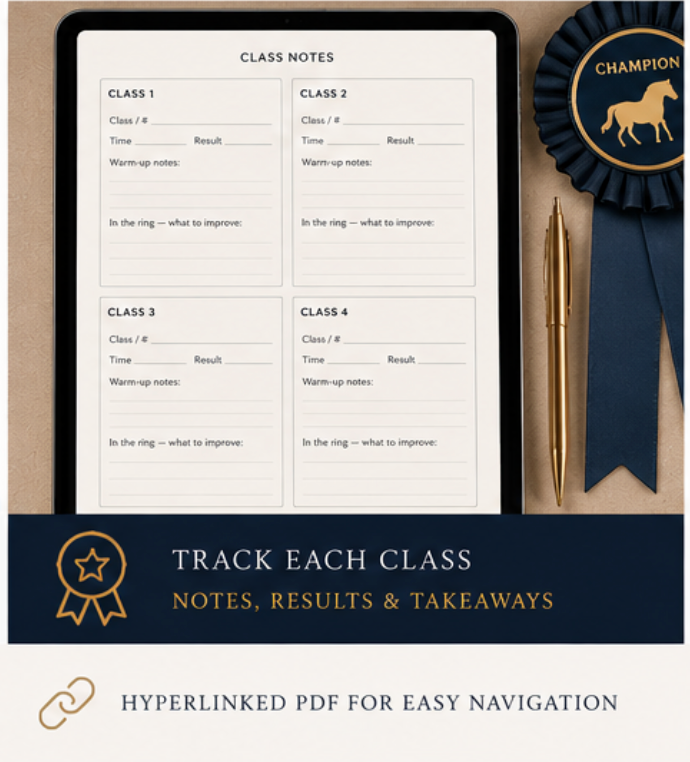 Show Day Planner