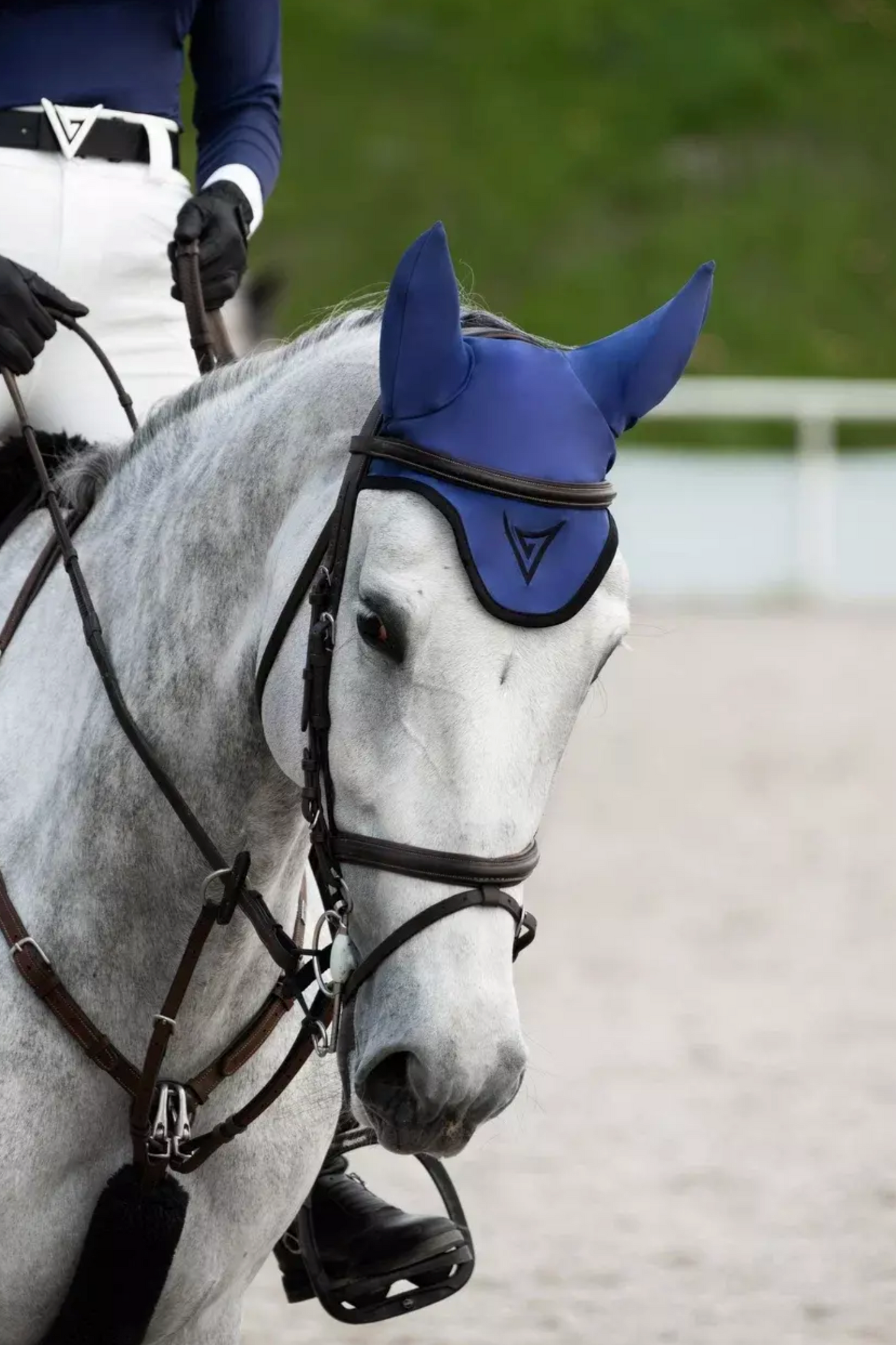 Ear Bonnet with a Contrasting Frame “Balance”