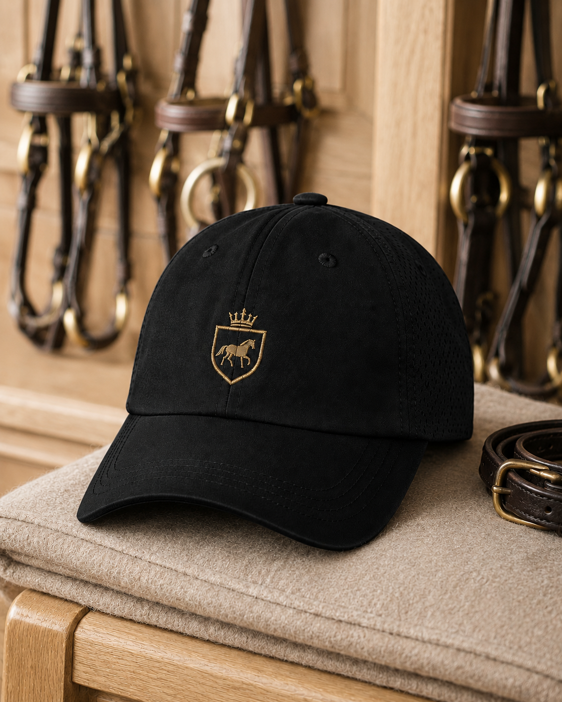 Signature Crest Perforated Cap