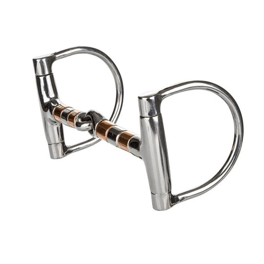 Dee Bit with Copper Rollers 5in in Stainless Steel