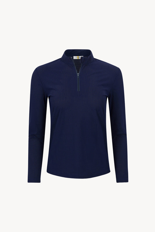 The Lightweight Perforated Performance Quarter Zip