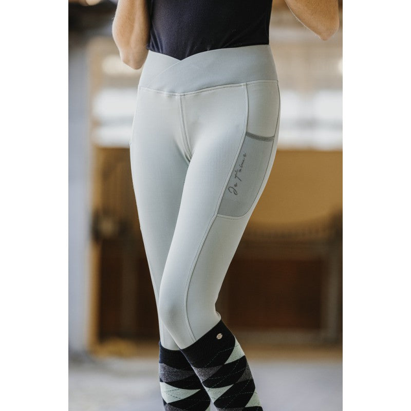 EQUITHÈME - Flora - Silicone Seat Riding Legging