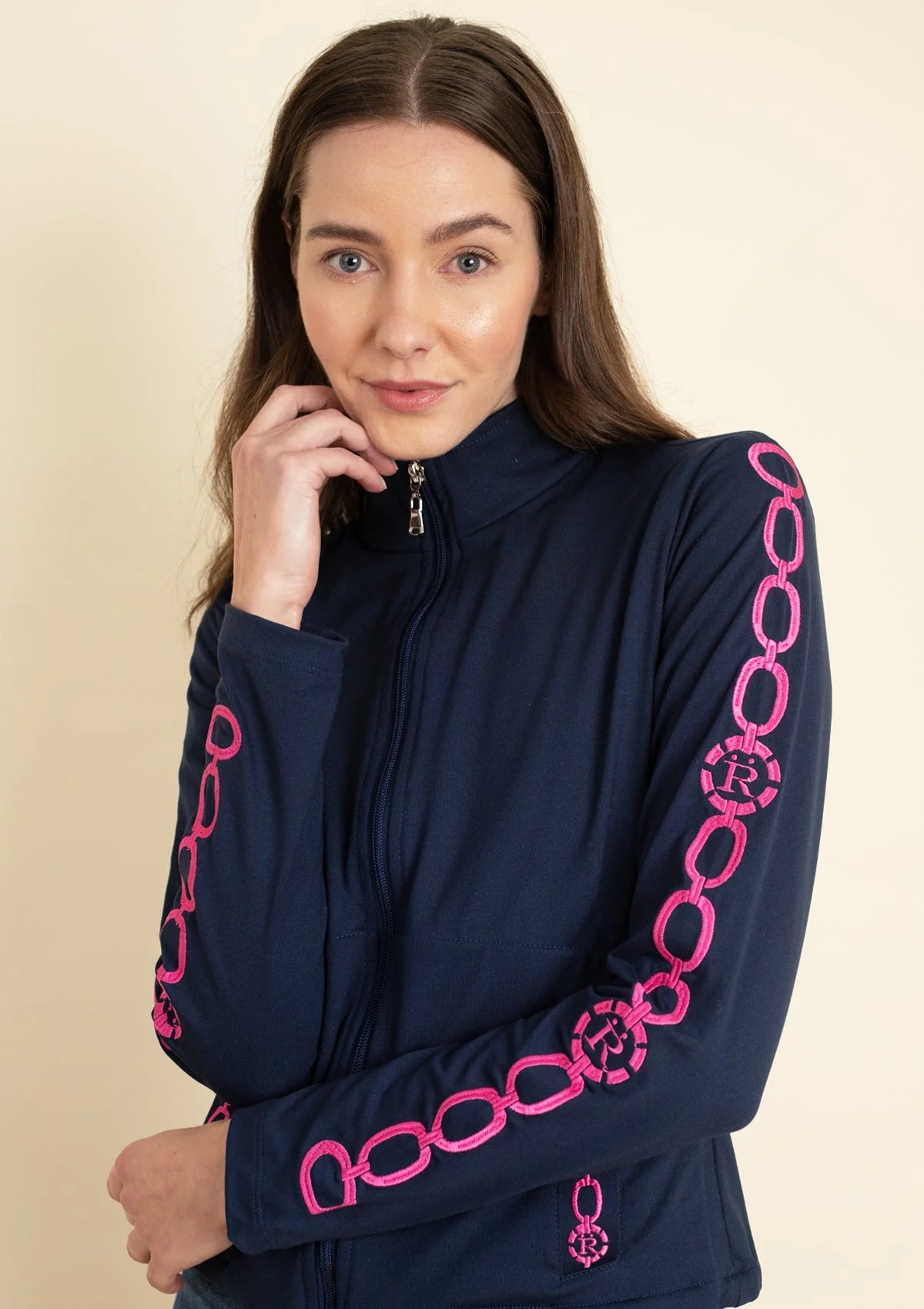 Equus Embroidered Zip Jacket