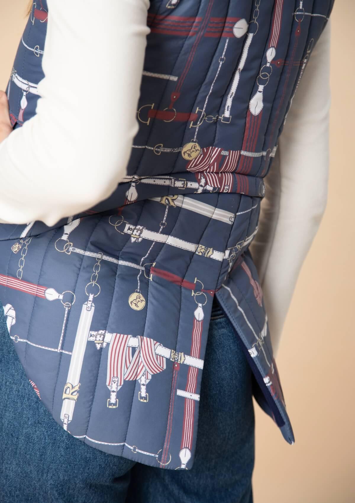 Florence Quilted Vest in Jubilea Print