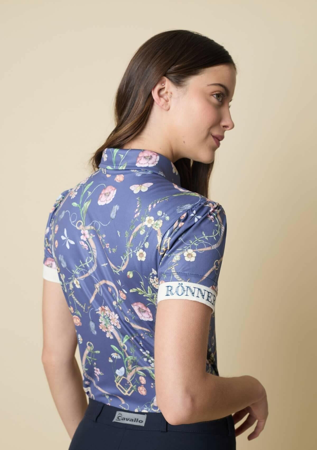 Herbaria Equestrian Polo Shirt in Cream