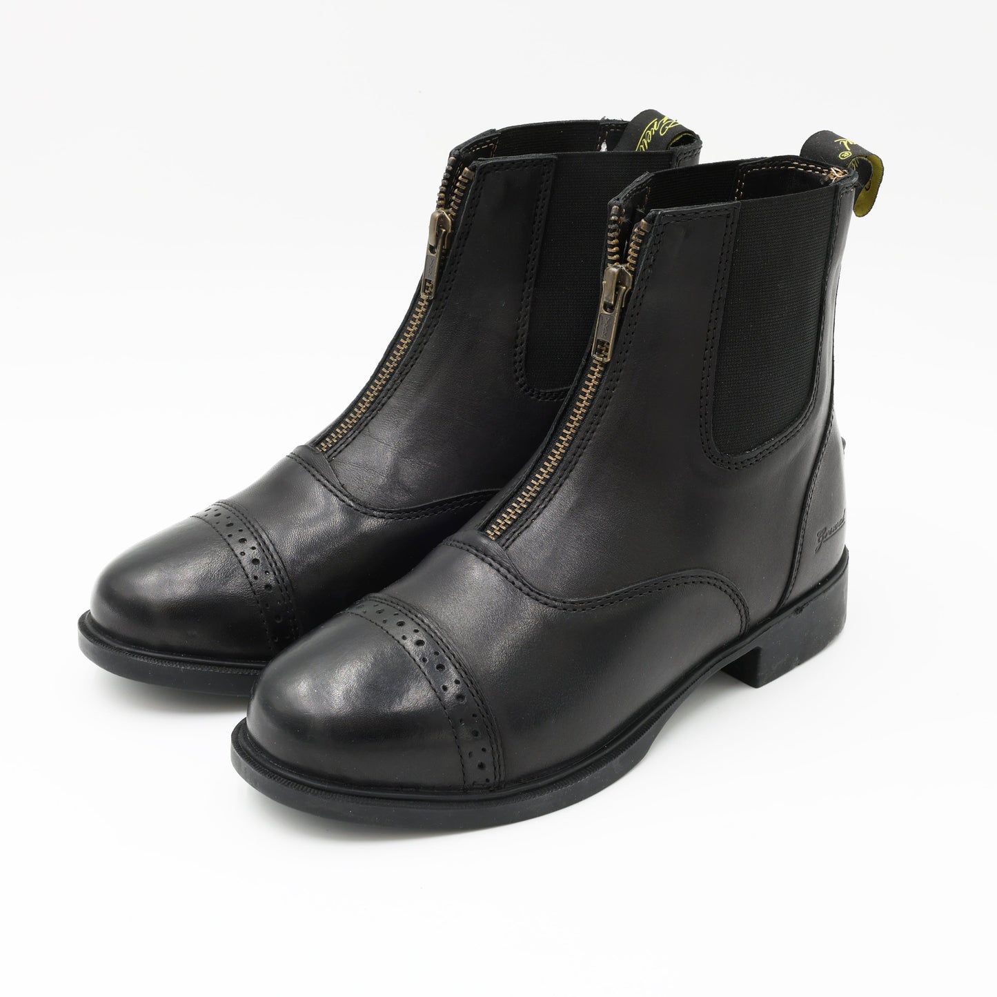 Women's Zip-Up Leather Paddock Boots