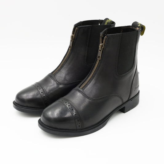 Women's Zip-Up Leather Paddock Boots