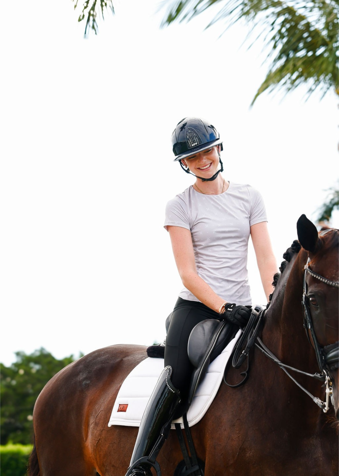 The Proper Fox Soft White Dressage Pad