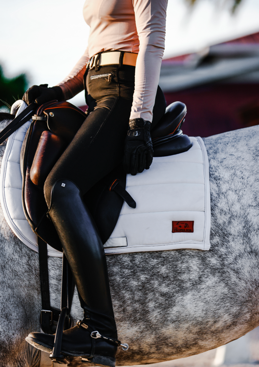 The Proper Fox Soft White Dressage Pad
