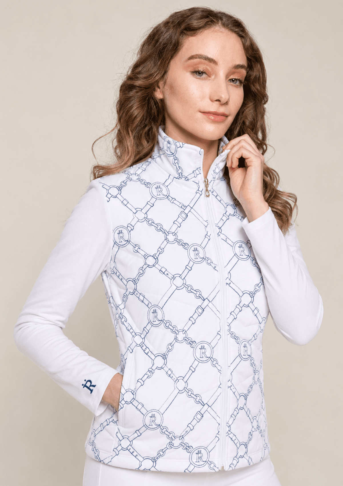 The Beltina Jacket in White