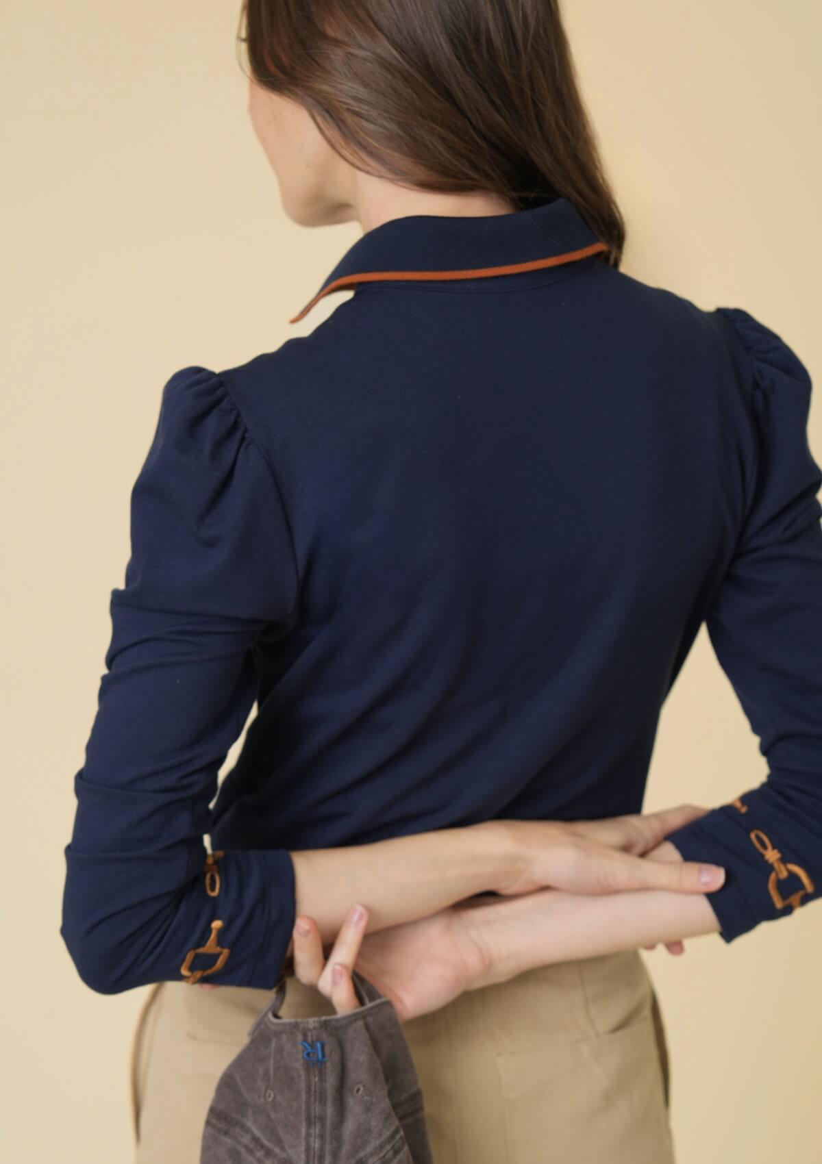 The Equestrian Polo-Shirt Long Sleeve