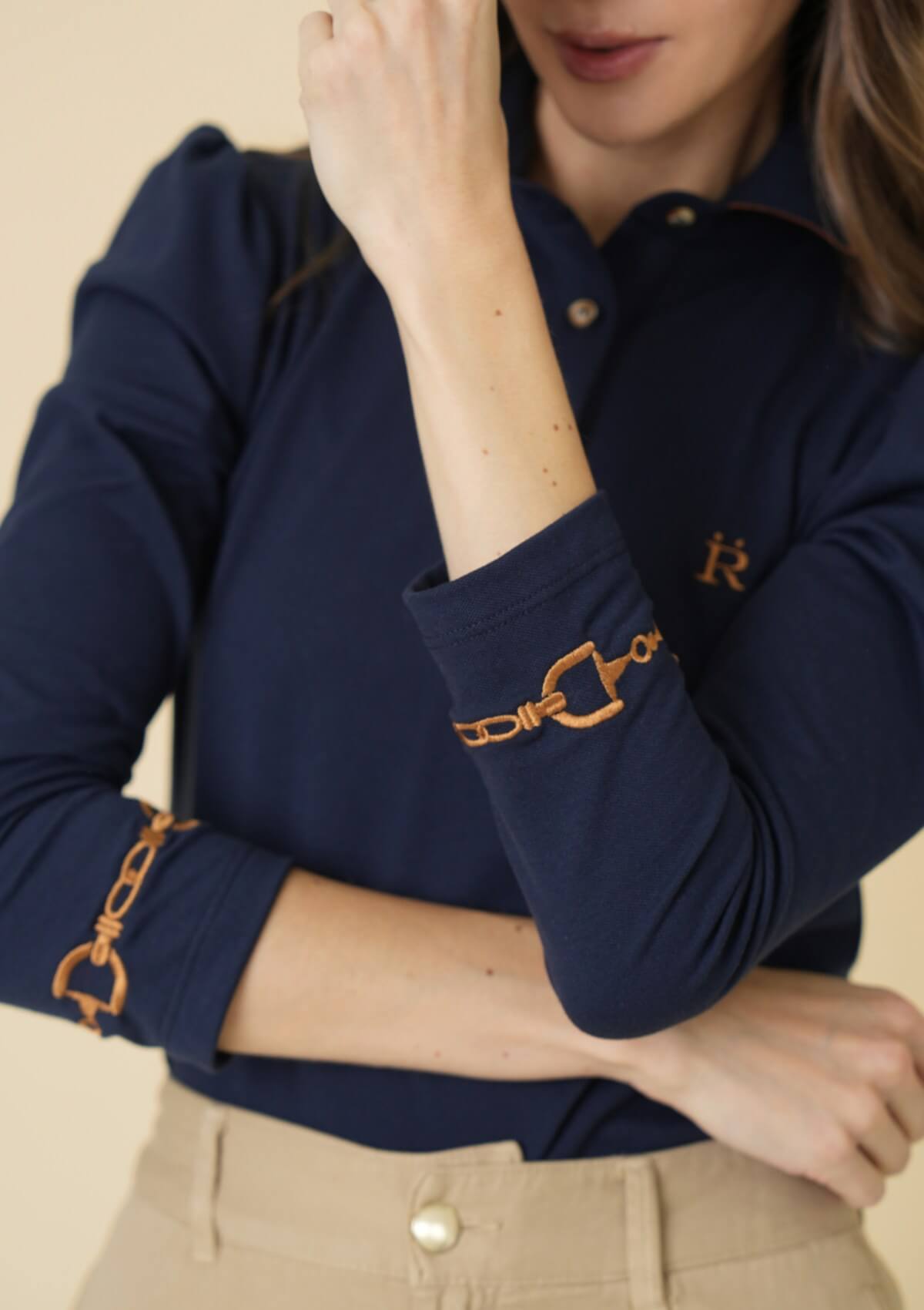 The Equestrian Polo-Shirt Long Sleeve